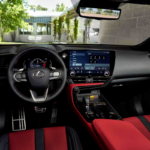 Interior dashboard and seating in the 2025 Lexus NX