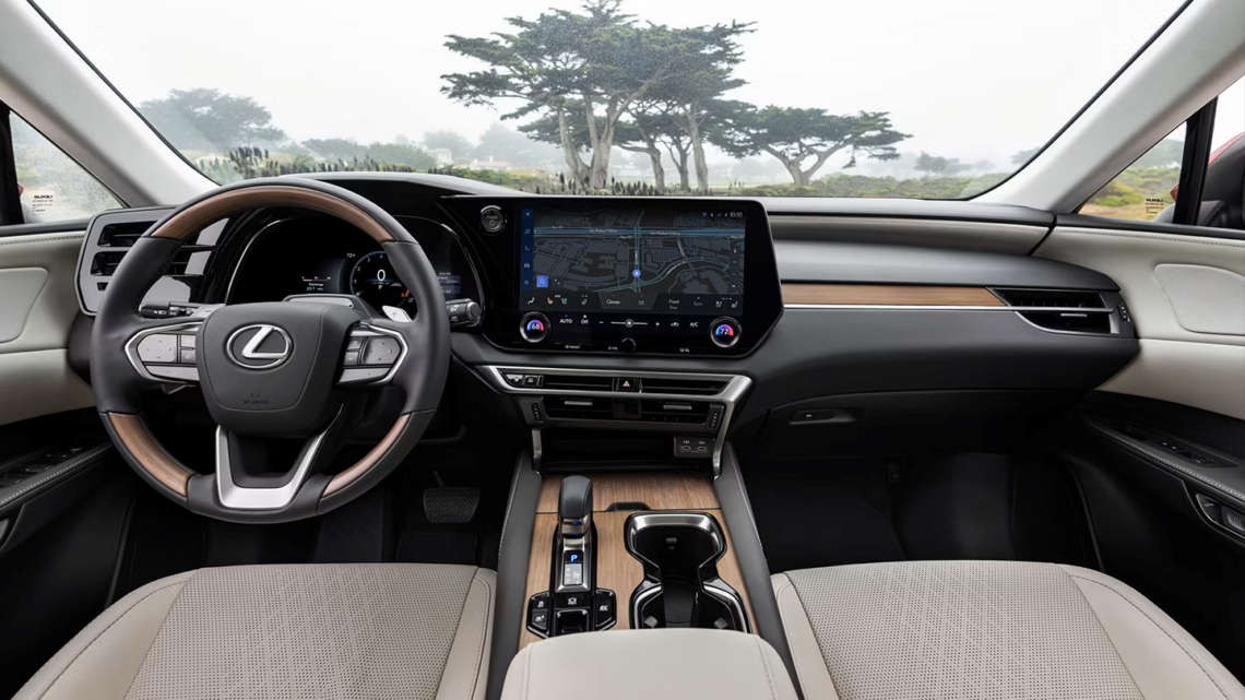 2026 Lexus RX interior cockpit view