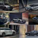 Seven New Lexus SUV models collage
