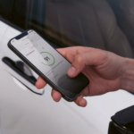 Using the Lexus Digital Key on a smartphone.