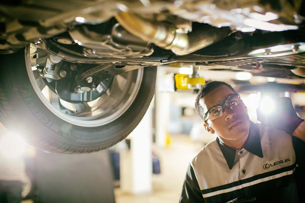 Lexus service inspection
