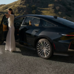 Woman with a 2026 Lexus ES model
